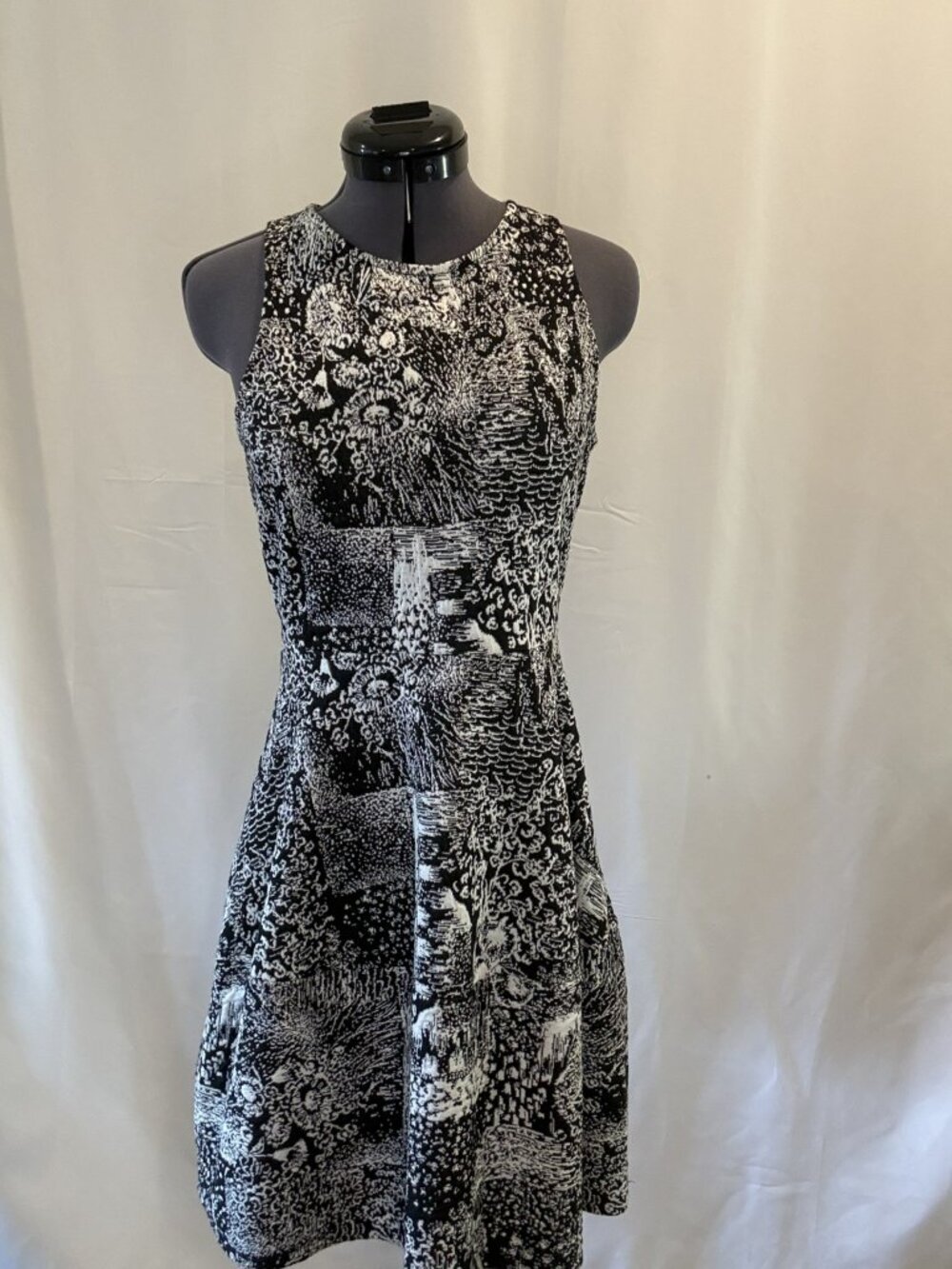BCBG Maxazria black/white dress